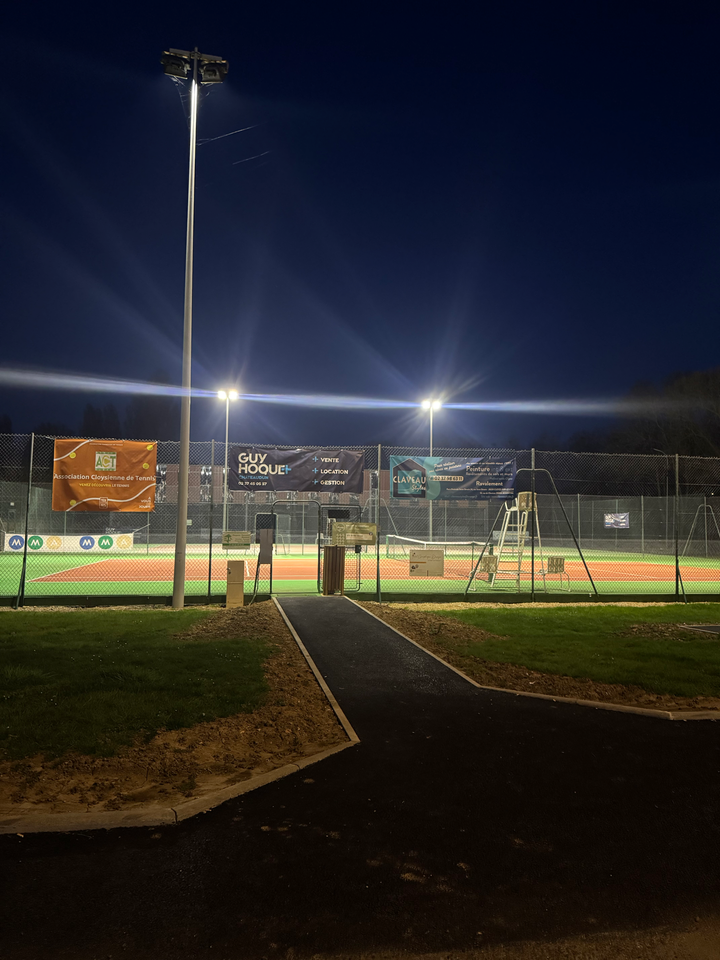 Court de baby tennis